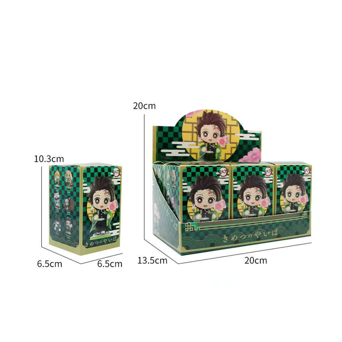 Bandai Demon Slayer Anime Figuren Tanjiro Kamado und Nezuko Blind Box aus PVC in Mehrfarbig - Bild 5
