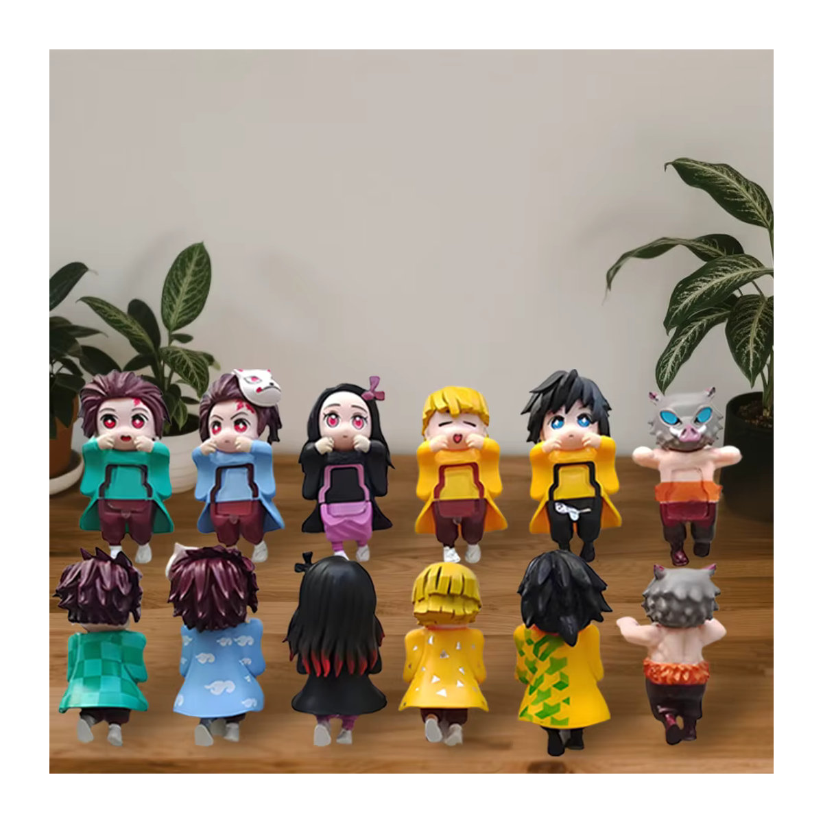 Bandai Demon Slayer Blind Box Sammelfigur aus Kunststoff, mehrfarbig, als Dekoration für Auto oder Desktop - Bild 2