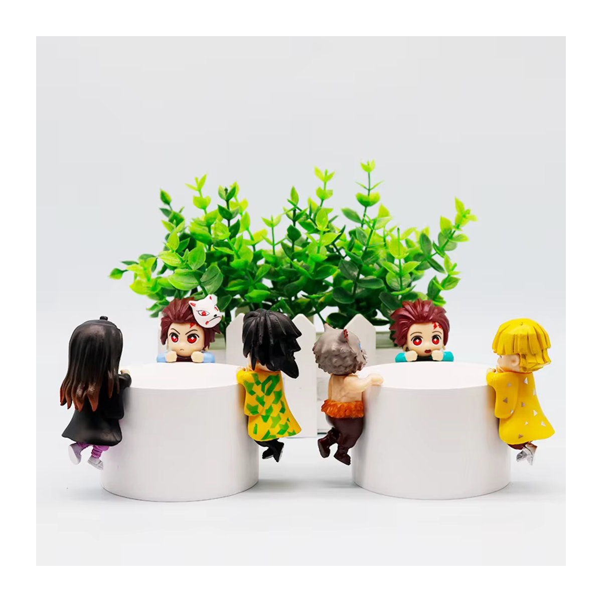 Bandai Demon Slayer Blind Box Sammelfigur aus Kunststoff, mehrfarbig, als Dekoration für Auto oder Desktop - Bild 4