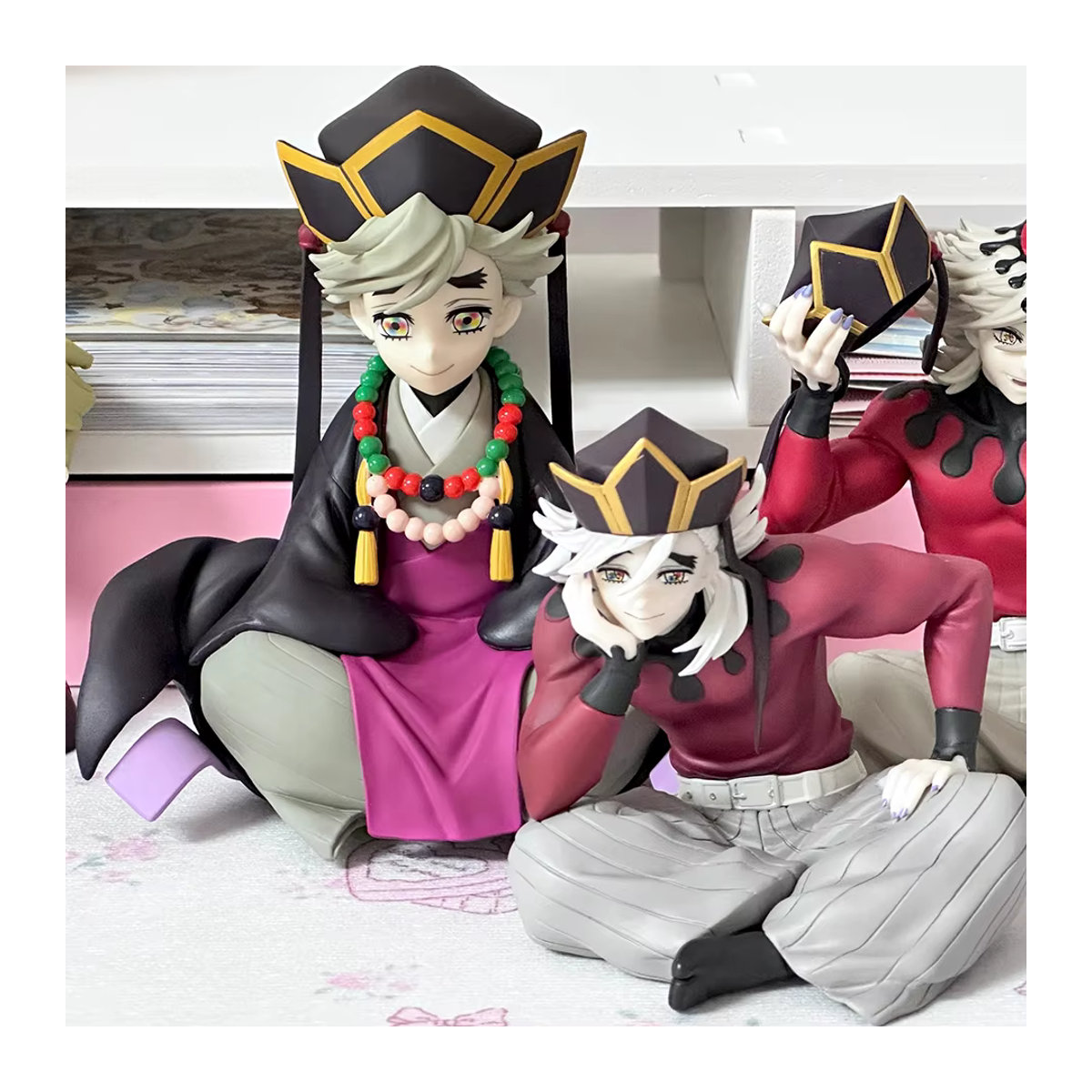 Bandai Demon Slayer Douma Premium Chokonose Noodle Stopper Anime-Figur aus Kunststoff, mehrfarbig - Bild 3