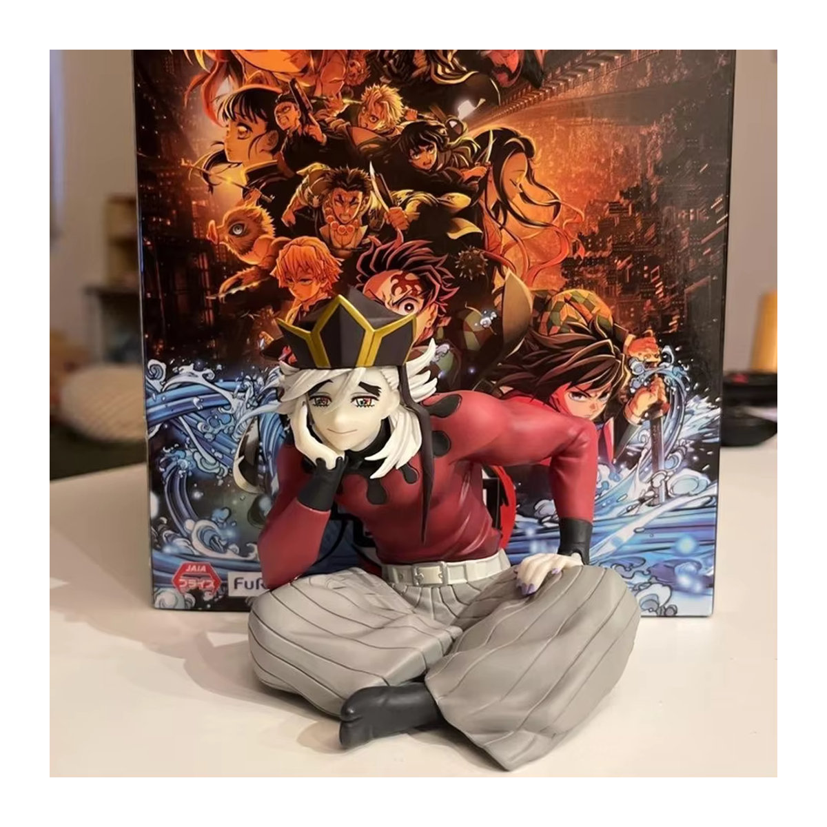 Bandai Demon Slayer Douma Premium Chokonose Noodle Stopper Anime-Figur aus Kunststoff, mehrfarbig - Bild 5