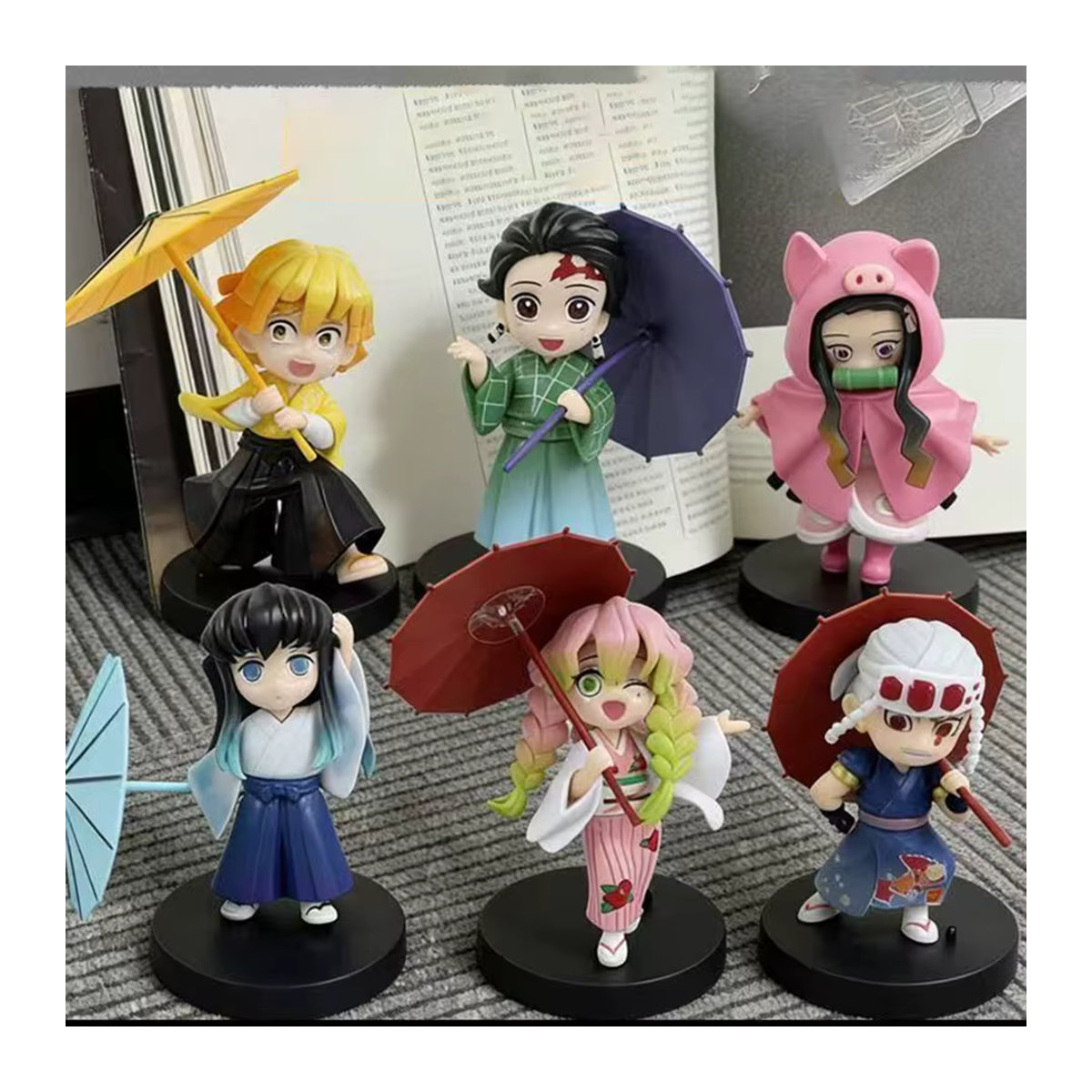 Bandai Demon Slayer Figur Plum Rain Serie Kochou Shinobu Tomioka Giyuu Kanroji Mitsuri Rosa aus Kunststoff - Bild 3
