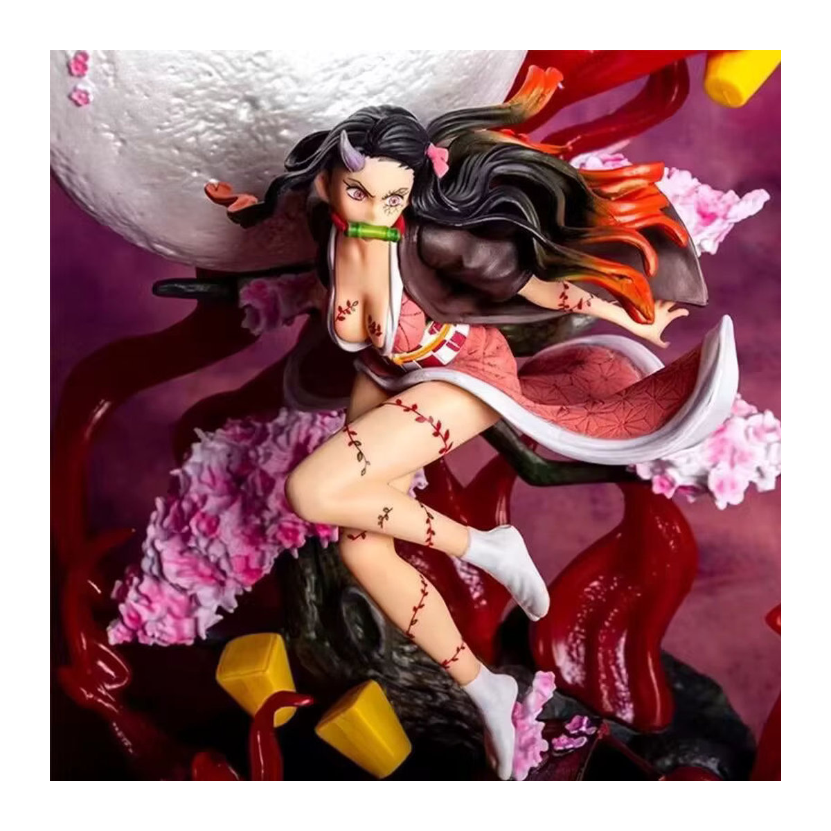 Bandai Demon Slayer Kamado Nezuko Anime Figur aus Kunststoff, mehrfarbig, Höhe: 30 cm - Bild 5