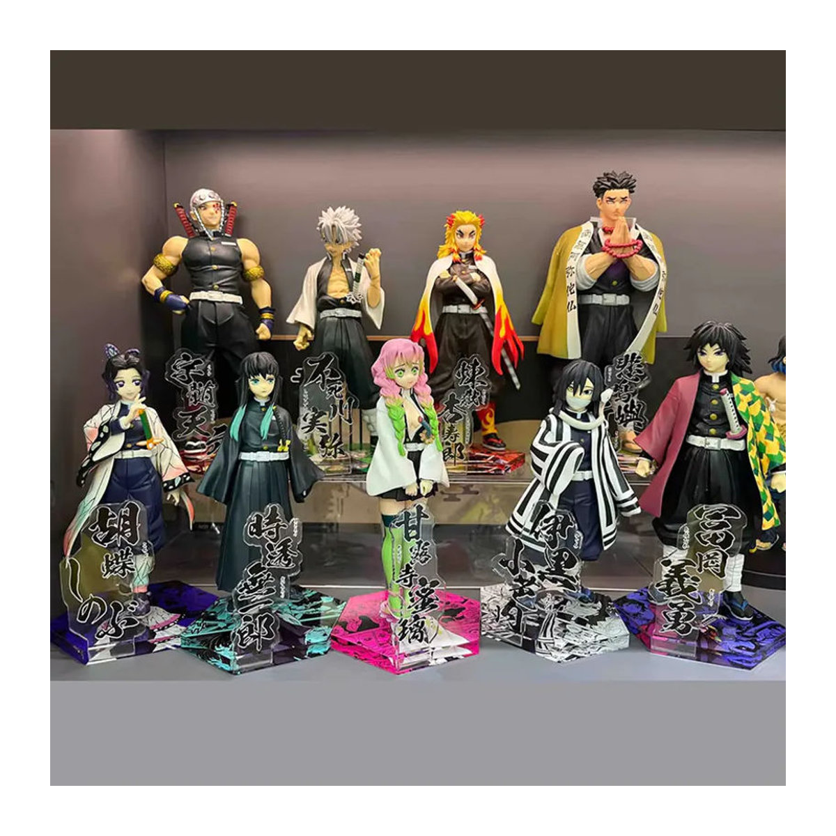 Bandai Demon Slayer Kimetsu no Yaiba Actionfiguren Set aus Kunststoff, mehrfarbig, Kamado Tanjirou, Agatsuma Zenitsu und Nezuko Figuren zur Dekoration - Bild 3