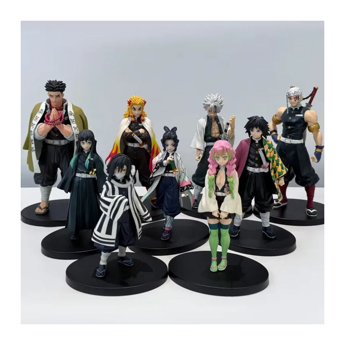Bandai Demon Slayer Kimetsu no Yaiba Actionfiguren Set aus Kunststoff, mehrfarbig, Kamado Tanjirou, Agatsuma Zenitsu und Nezuko Figuren zur Dekoration - Bild 4