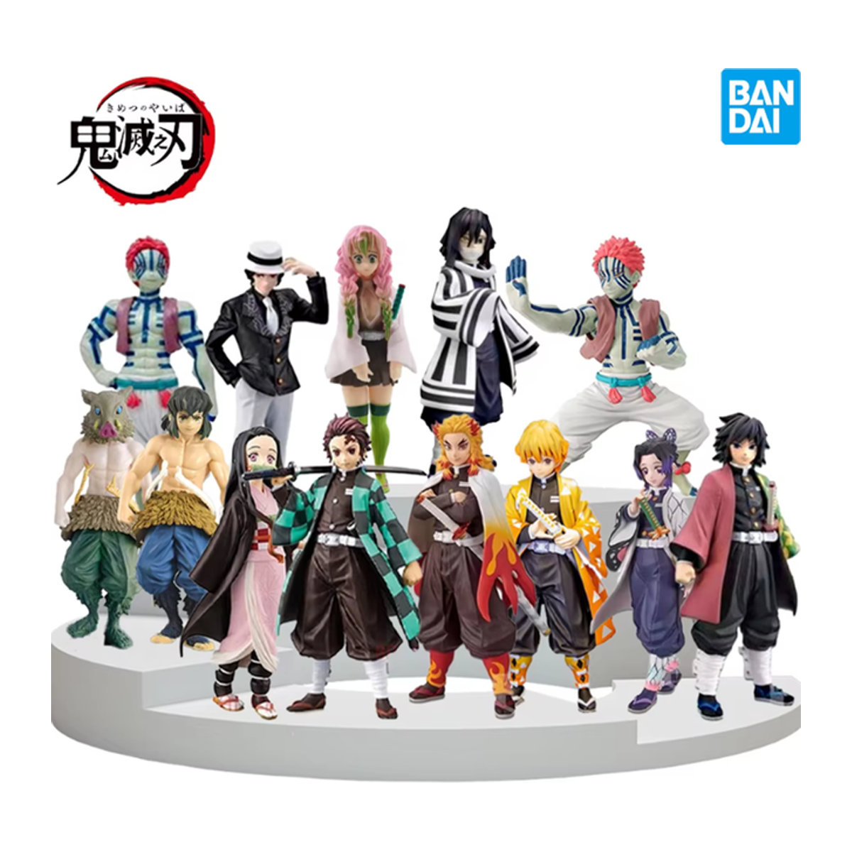 Bandai Demon Slayer Kimetsu no Yaiba Actionfiguren Set aus PVC, mehrfarbig - Bild 1