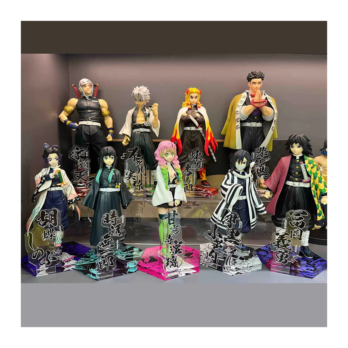 Bandai Demon Slayer Kimetsu no Yaiba Actionfiguren Set aus PVC, mehrfarbig - Bild 3