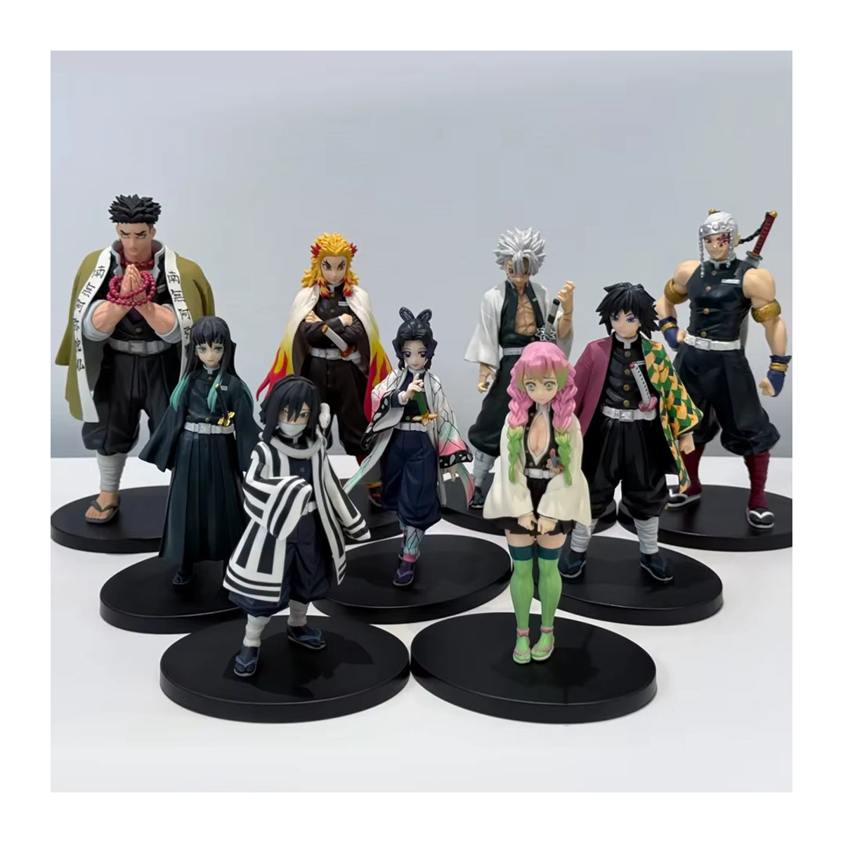 Bandai Demon Slayer Kimetsu no Yaiba Actionfiguren Set aus PVC, mehrfarbig - Bild 4