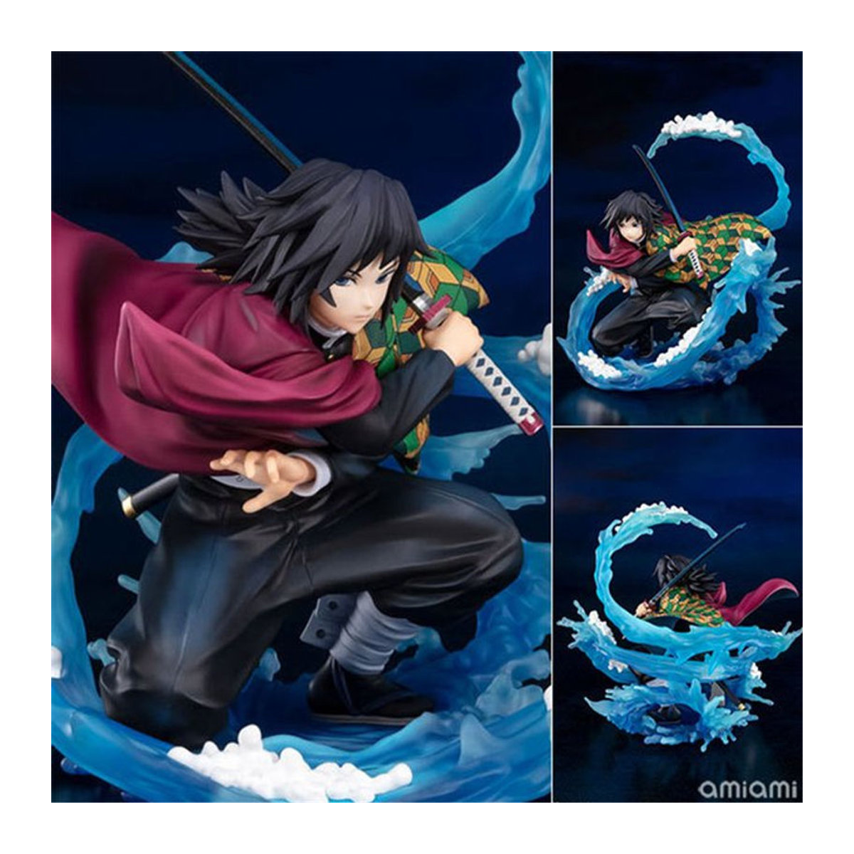 Bandai Demon Slayer Kimetsu no Yaiba Tomioka Giyu Battle Ver. PVC Actionfigur mehrfarbig - Bild 1