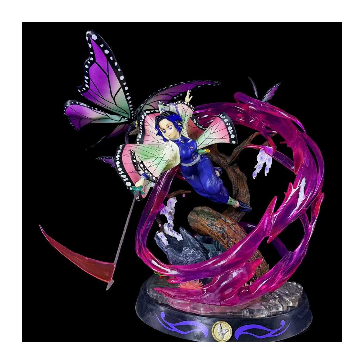 Bandai Demon Slayer Kochou Shinobu 1/6 Resonanz Würfel Statue aus Kunstharz, mehrfarbig - Bild 3