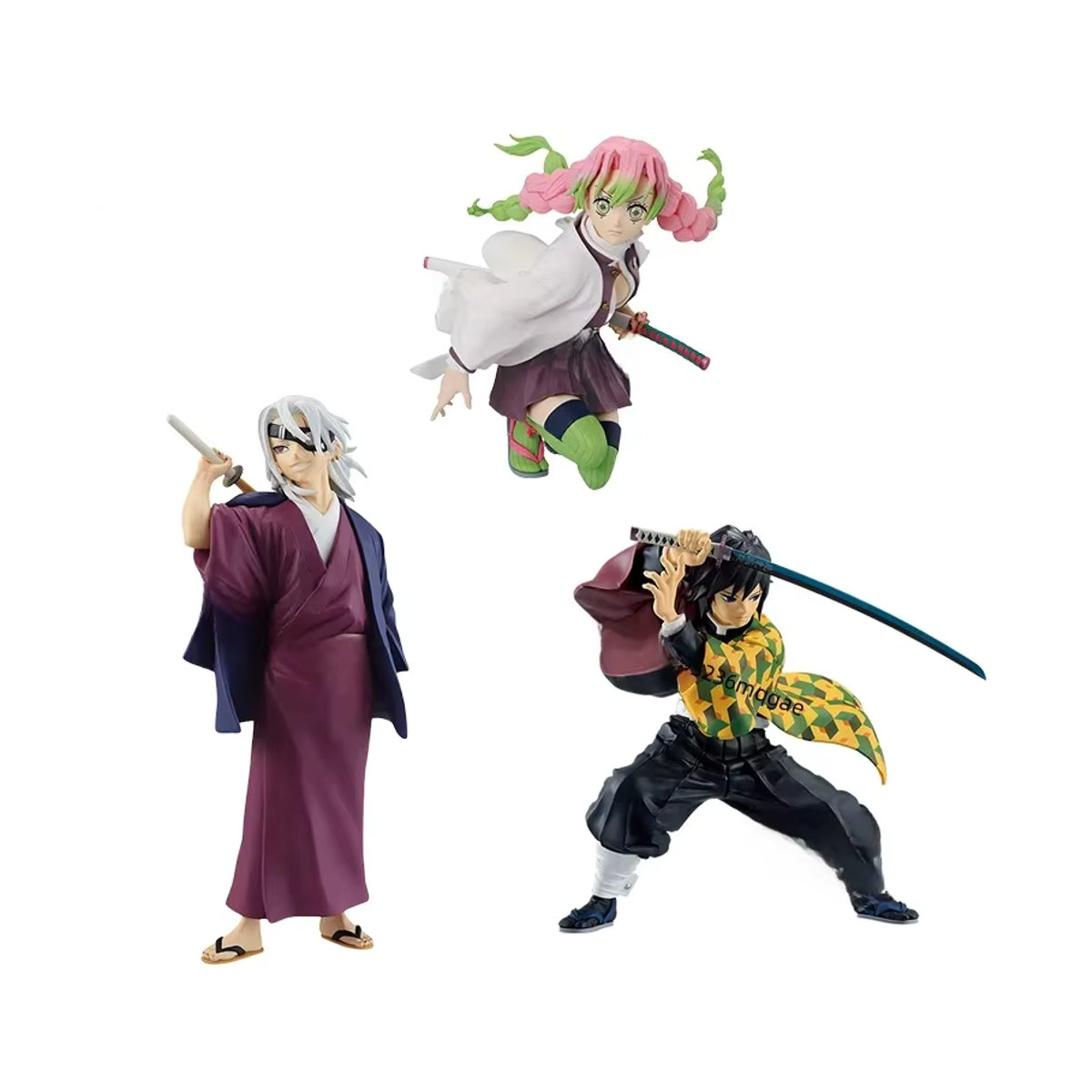 Bandai Demon Slayer MAXIMATIC Anime Action Figures Kanroji Mitsuri, Tomioka Giyuu und Uzui Tengen Modell-Sammlung in Mehrfarbig - Bild 4