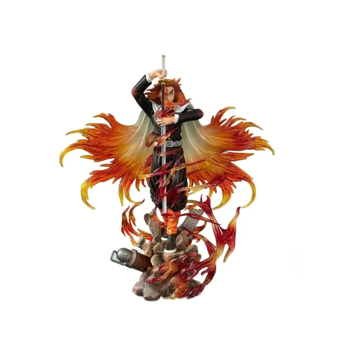 Bandai Demon Slayer Rengoku Kyojuro Actionfigur aus PVC, mehrfarbig, Höhe: 30 cm - Bild 7