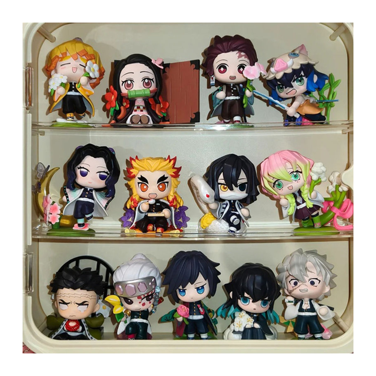 Bandai Demon Slayer Überraschungsbox mit Anime-Figuren Kamado Tanjirou und Kamado Nezuko in Mehrfarbig aus Kunststoff - Bild 1