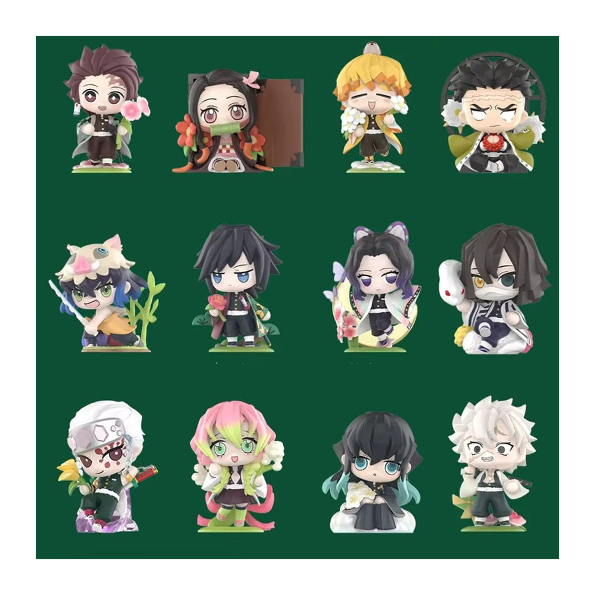 Bandai Demon Slayer Überraschungsbox mit Anime-Figuren Kamado Tanjirou und Kamado Nezuko in Mehrfarbig aus Kunststoff - Bild 3