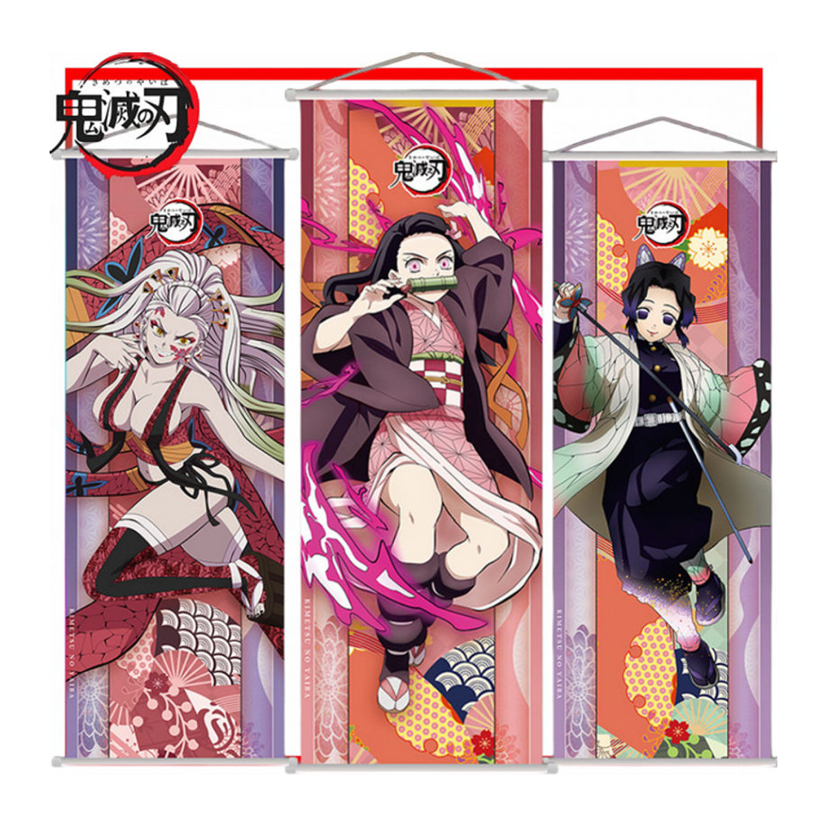 Bandai Demon Slayer Wanddekoration Kamado Nezuko Hängendes Poster Mehrfarbig - Bild 1