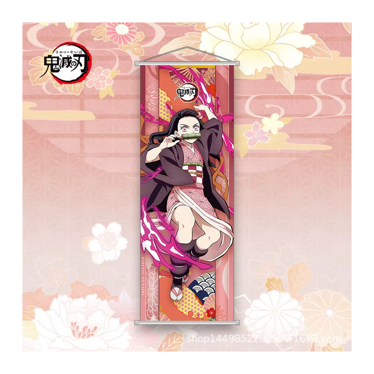 Bandai Demon Slayer Wanddekoration Kamado Nezuko Hängendes Poster Mehrfarbig - Bild 2