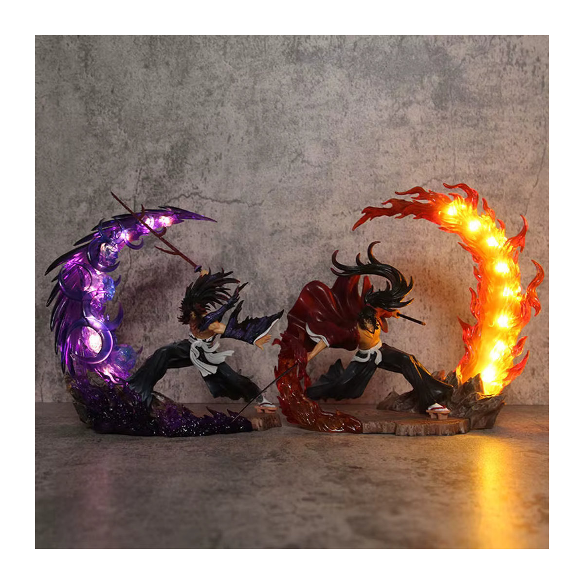 Bandai Demon Slayer Yoriichi Tsugikuni vs. Kokushibo Kampfform GK Figur aus Kunststoff in Lila, Höhe: 23 cm - Bild 4