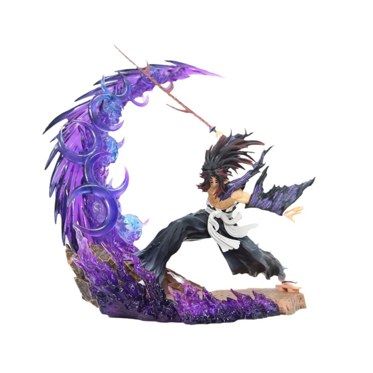 Bandai Demon Slayer Yoriichi Tsugikuni vs. Kokushibo Kampfform GK Figur aus Kunststoff in Lila, Höhe: 23 cm - Bild 5