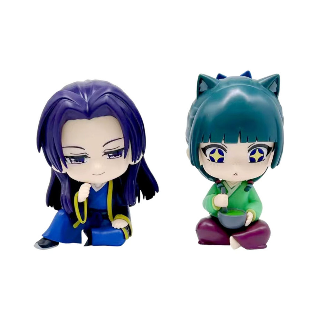 Bandai Die Apothekerin Maomao und Jinshi Mini Figuren Q-Version, mehrfarbige Anime-Modelle aus Kunststoff, Höhe: 12 cm - Bild 3