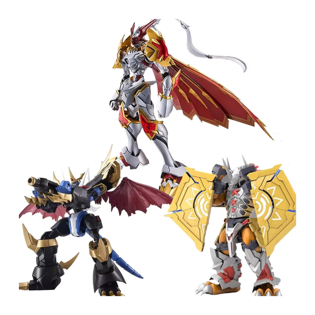 Bandai Digimon Abenteuer Wargreymon Anime Figur in Gold und Mehrfarbig aus Kunststoff - Bild 3