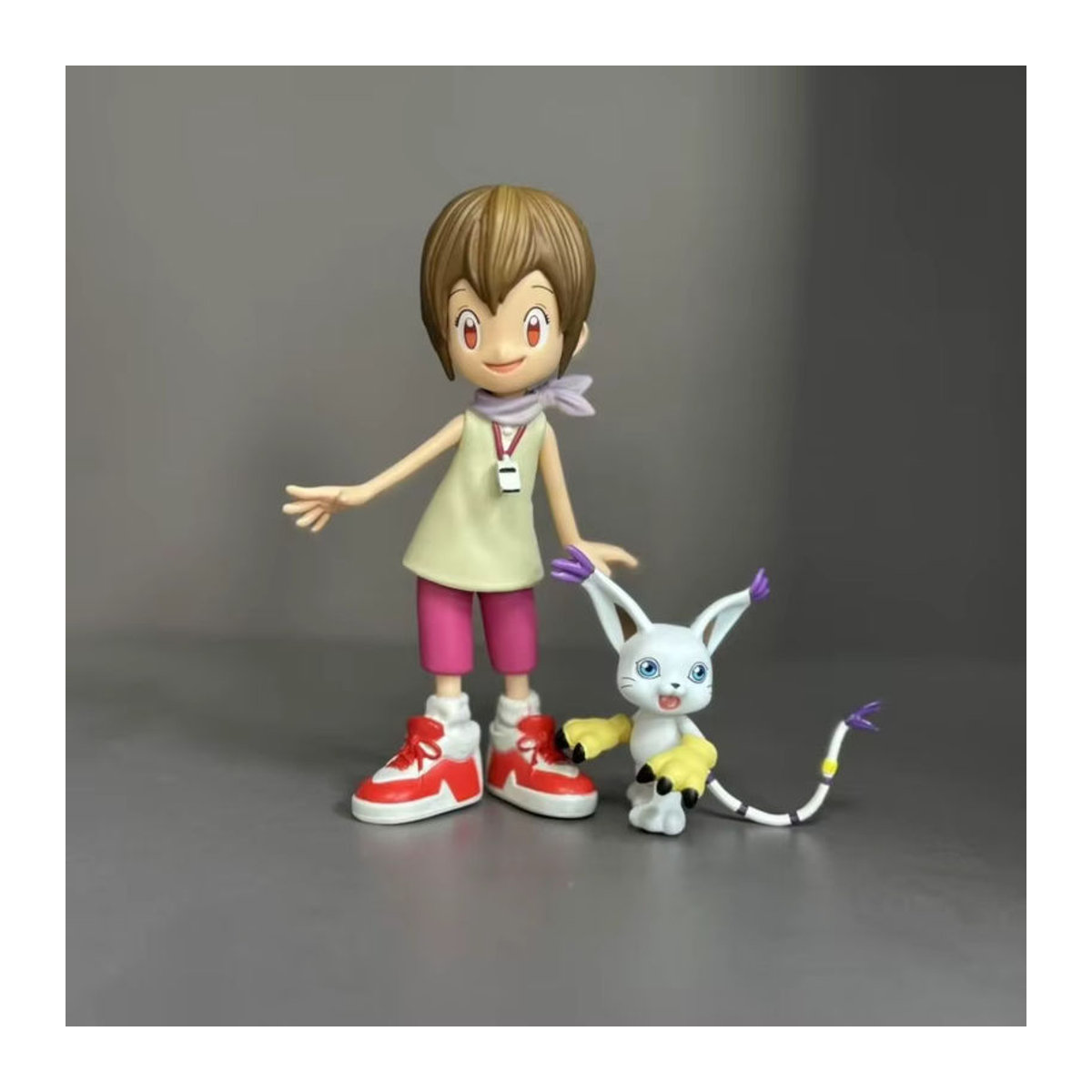 Bandai Digimon Abenteuer Yagami Hikari und Tailmon Figur aus Kunststoff, mehrfarbig - Bild 2