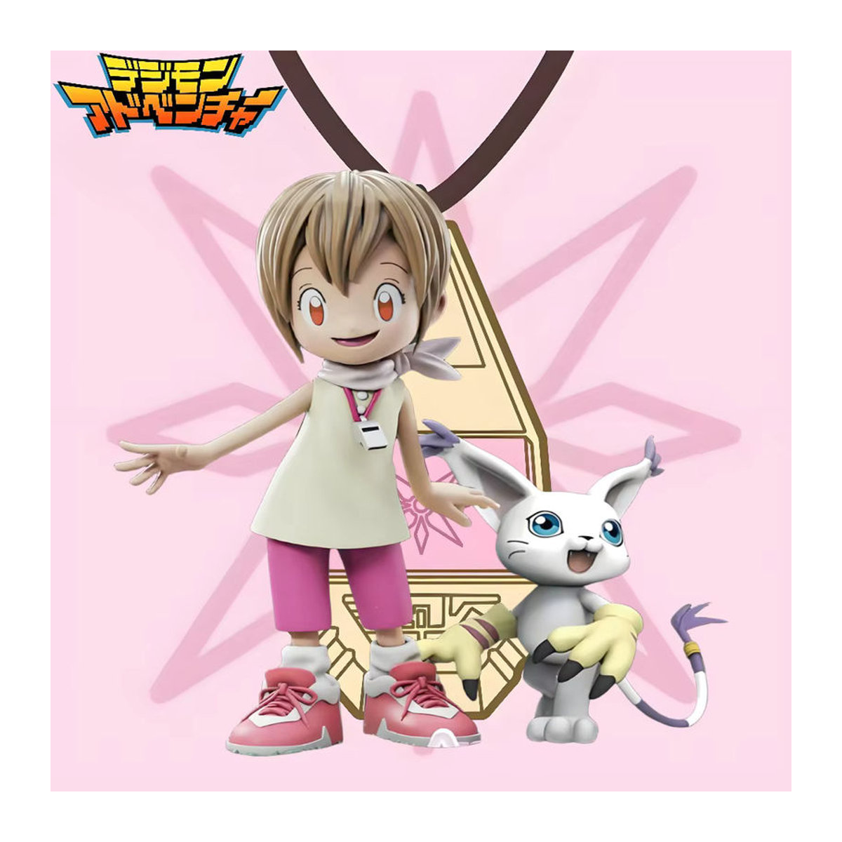 Bandai Digimon Abenteuer Yagami Hikari und Tailmon Figur aus Kunststoff, mehrfarbig - Bild 3