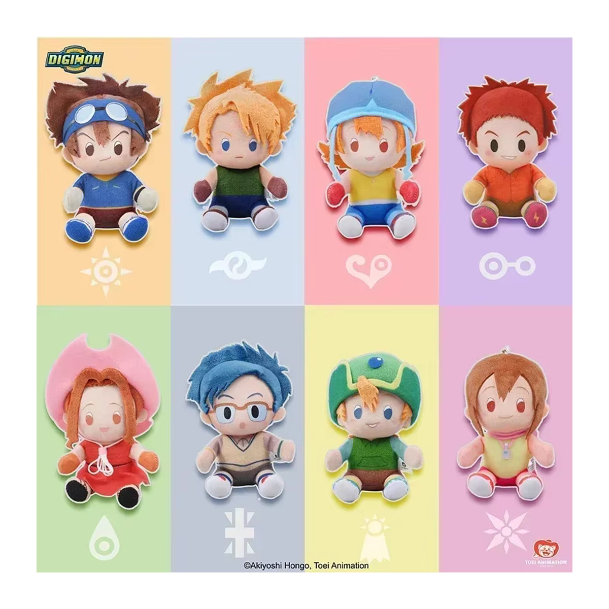 Bandai Digimon Adventure 01 Anime Actionfiguren Blind Box Collection Modell Spielzeug mit Taichi Yagami und Yamato Ishida in Mehrfarbig - Bild 2