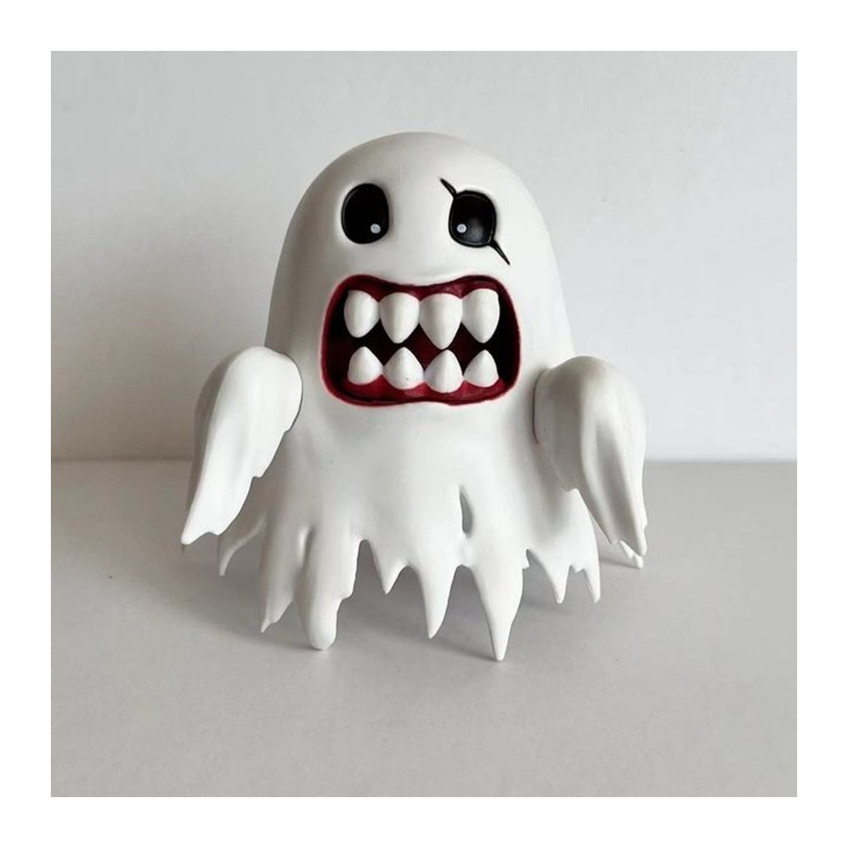 Bandai Digimon Adventure Bakemon Anime Figur in Weiß, 9 cm Kunstharz Modell - Bild 1