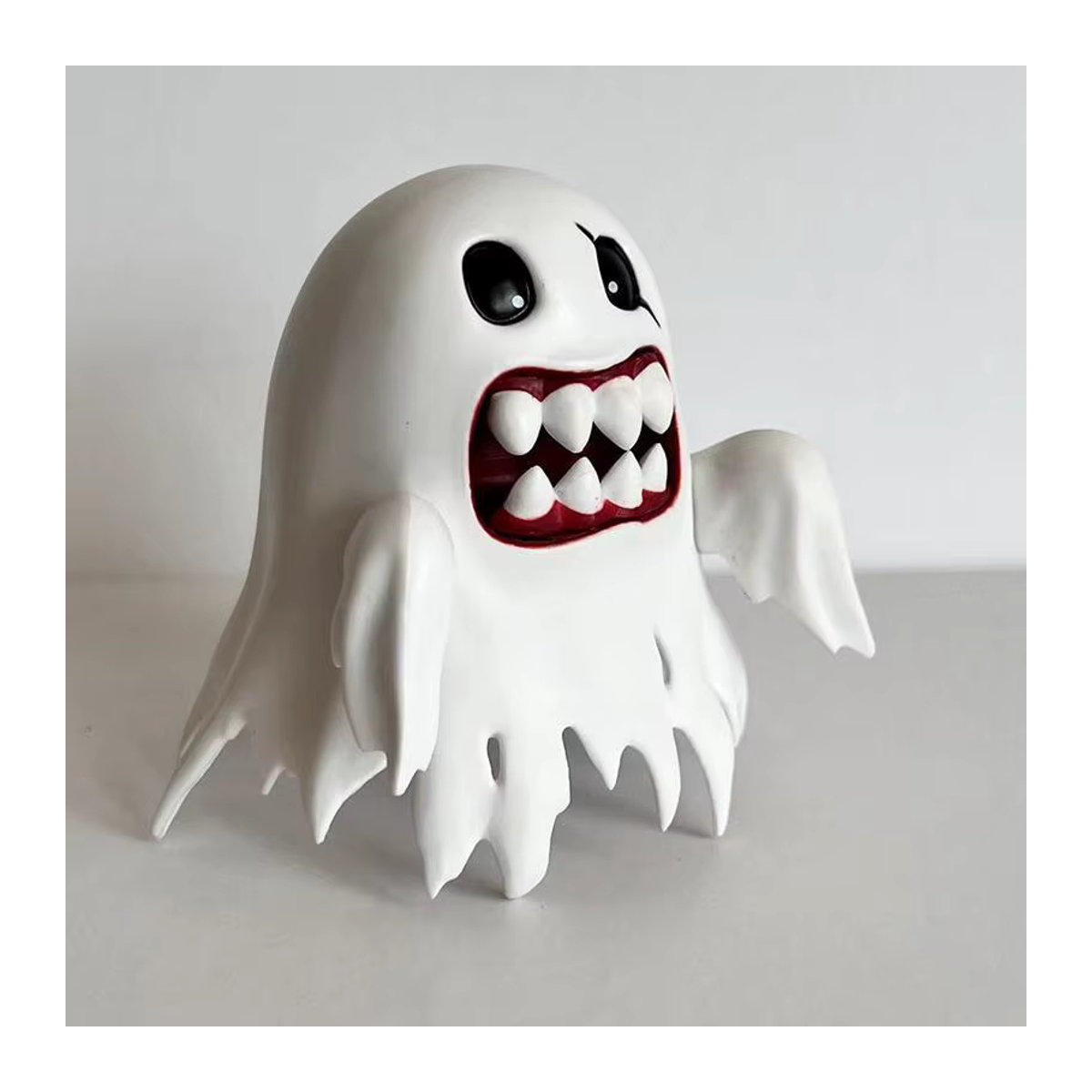 Bandai Digimon Adventure Bakemon Anime Figur in Weiß, 9 cm Kunstharz Modell - Bild 2