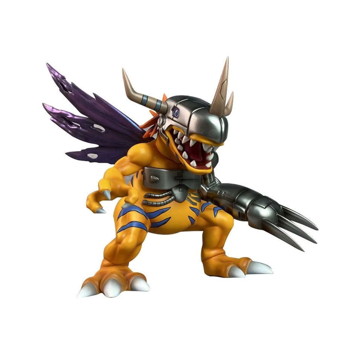Bandai Digimon Adventure Blue Metal Greymon Actionfigur aus Kunststoff, 19 cm Höhe - Bild 2