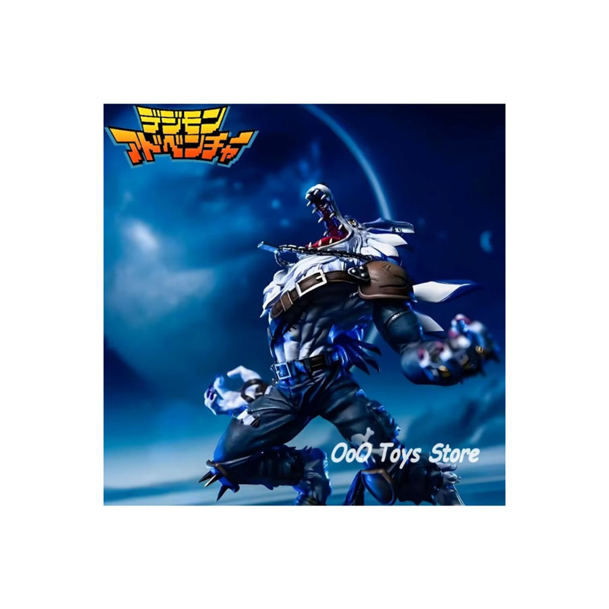 Bandai Digimon Adventure Garurumon Actionfigur aus Kunststoff, weiß, Höhe: 20 cm - Bild 5