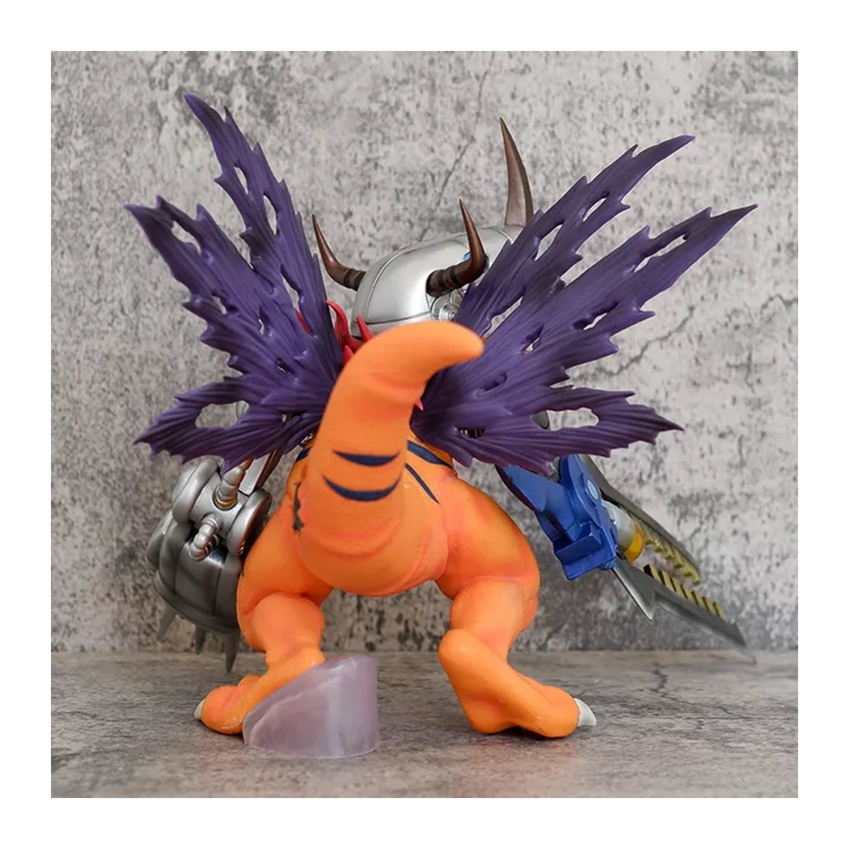 Bandai Digimon Adventure Metal Greymon Actionfigur Spielzeugmodell, mehrfarbig, Höhe: 26 cm - Bild 1