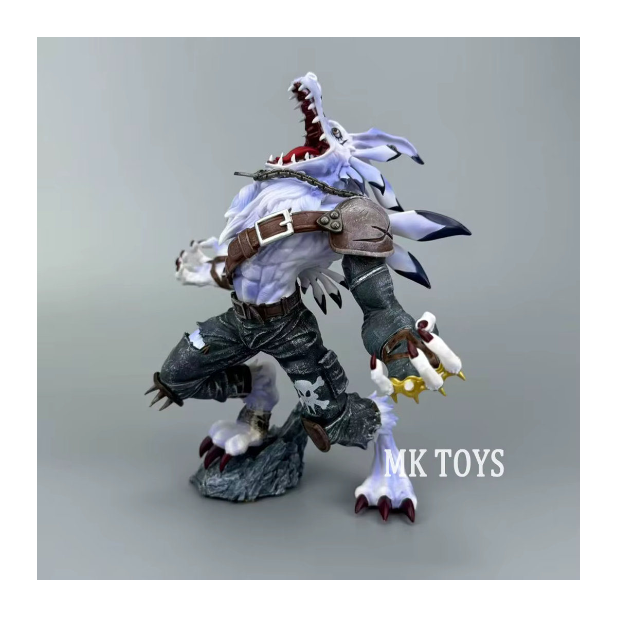 Bandai Digimon Adventure Were Garurumon Actionfigur aus PVC in Weiß, Höhe: 20 cm - Bild 2