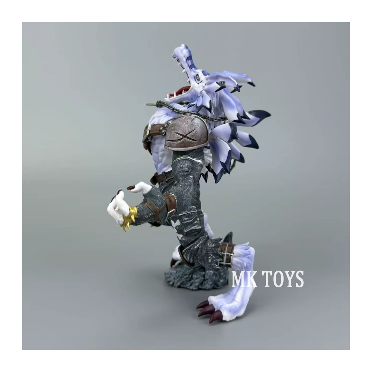 Bandai Digimon Adventure Were Garurumon Actionfigur aus PVC in Weiß, Höhe: 20 cm - Bild 3