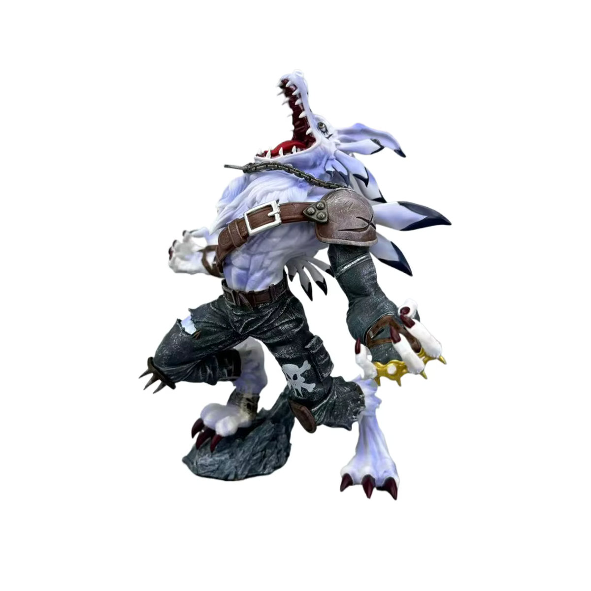 Bandai Digimon Adventure Were Garurumon Actionfigur aus PVC in Weiß, Höhe: 20 cm - Bild 4