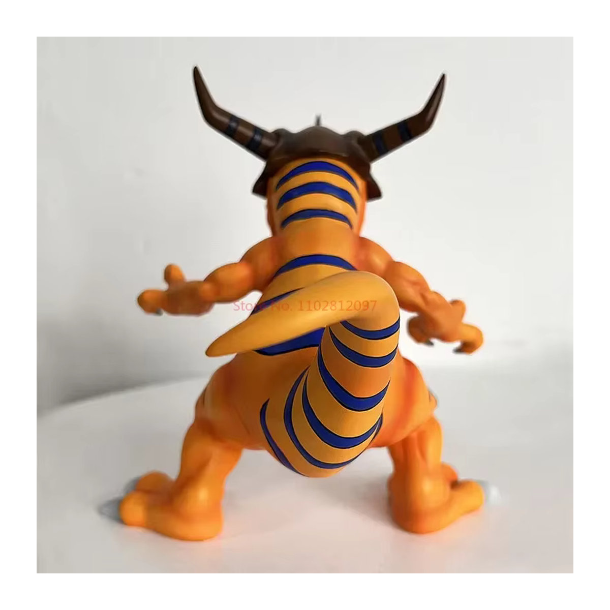 Bandai Digimon Anime Figuren Set mit Greymon, Agumon und Gabumon in Orange aus Kunststoff, Höhe: 12 cm - Bild 3