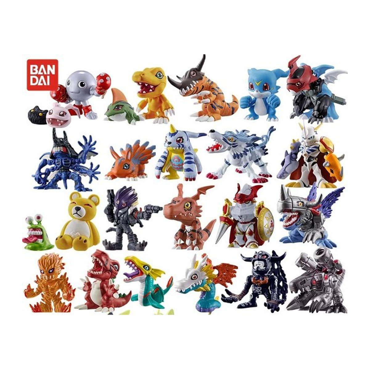 Bandai Digimon Cage Collection 02 Figur Set mit Mechadramon, Mugendramon, Bidimon und Demonmon in Mehrfarbig aus Kunststoff - Bild 1