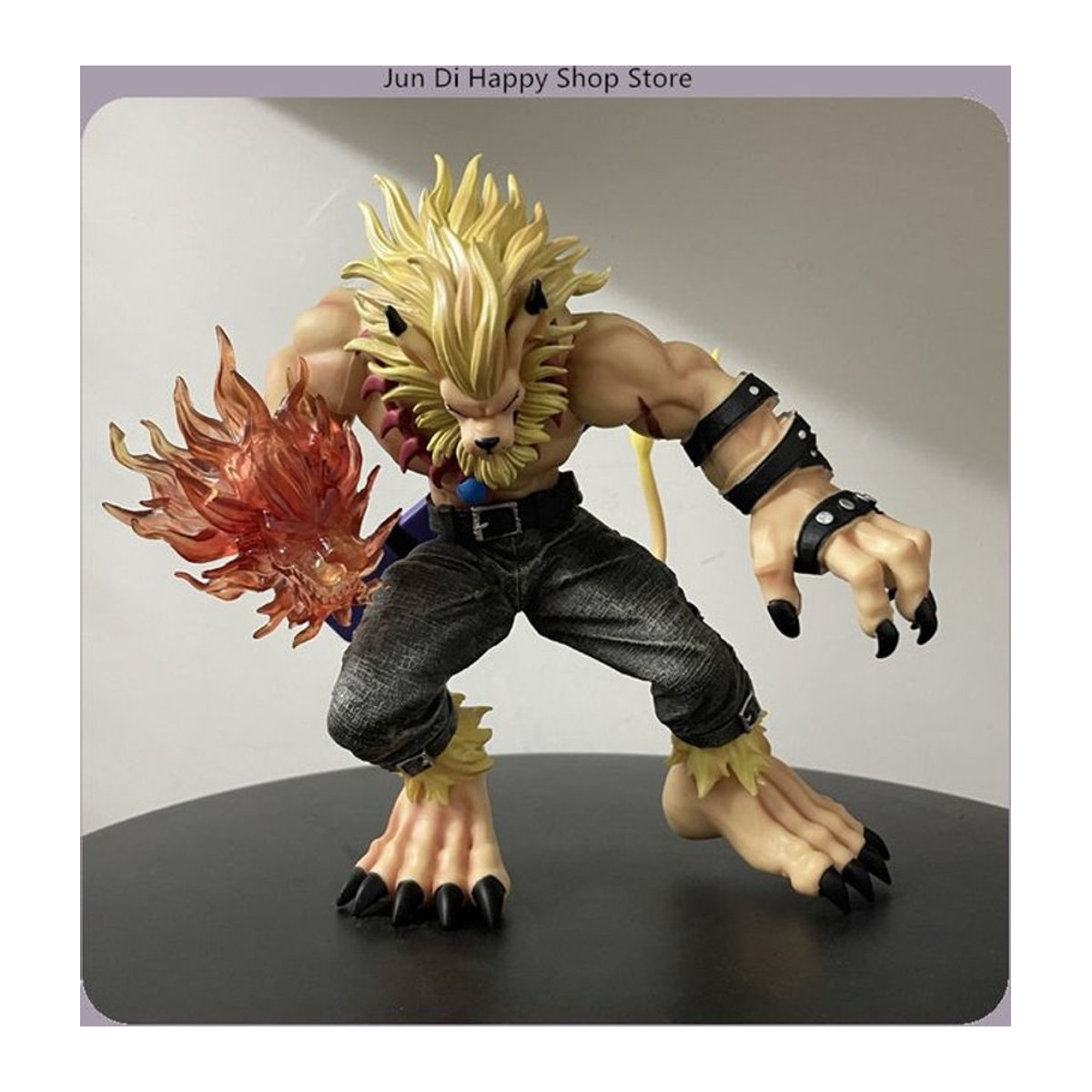 Bandai Digimon Leomon Beast King Faust Attack Pose Anime Figur aus PVC, mehrfarbig, Höhe: 21 cm - Bild 1