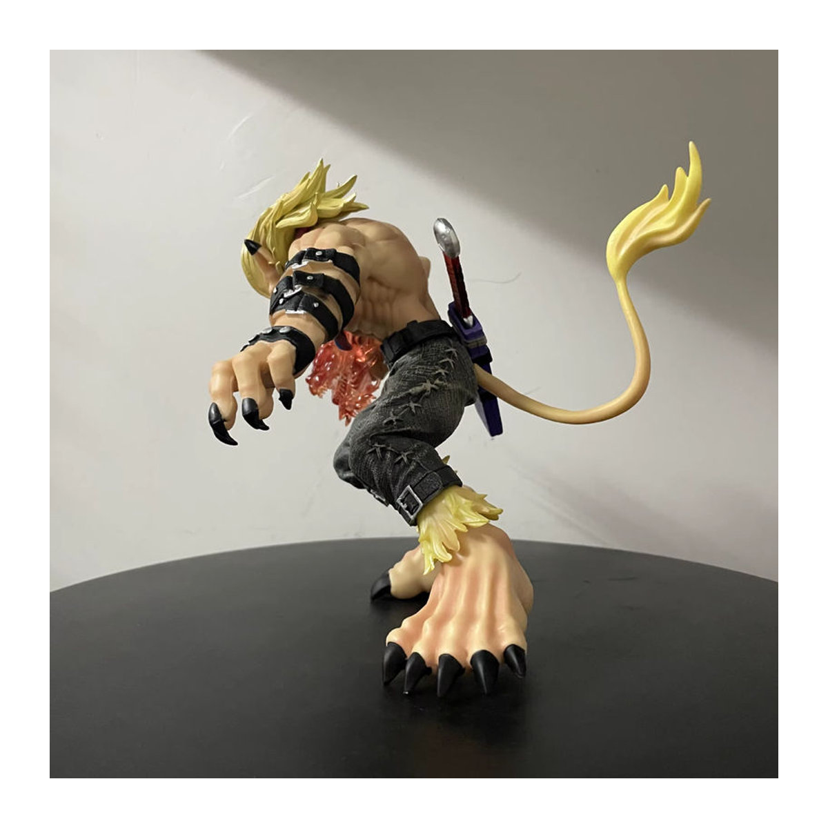 Bandai Digimon Leomon Beast King Faust Attack Pose Anime Figur aus PVC, mehrfarbig, Höhe: 21 cm - Bild 4