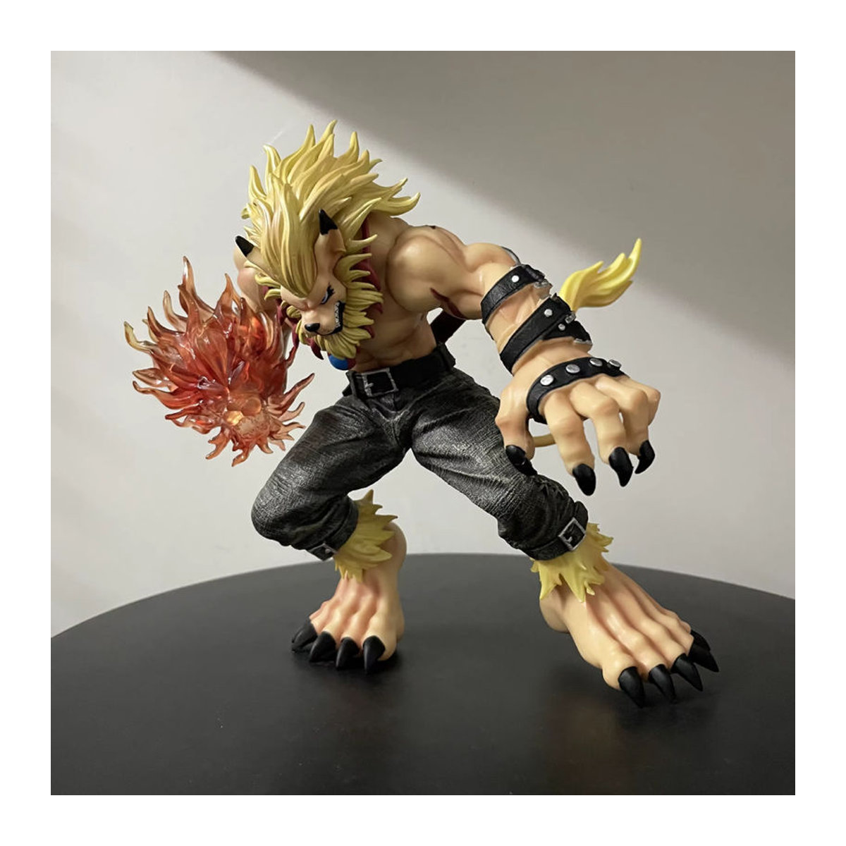 Bandai Digimon Leomon Beast King Faust Attack Pose Anime Figur aus PVC, mehrfarbig, Höhe: 21 cm - Bild 5