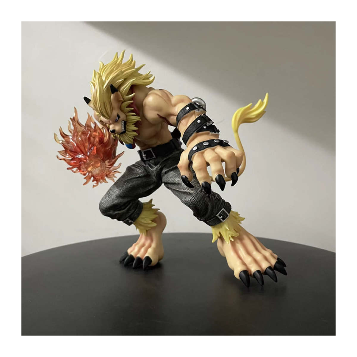 Bandai Digimon Leomon Beast King Faust Attack Pose Anime Figur aus PVC, mehrfarbig, Höhe: 21 cm - Bild 6