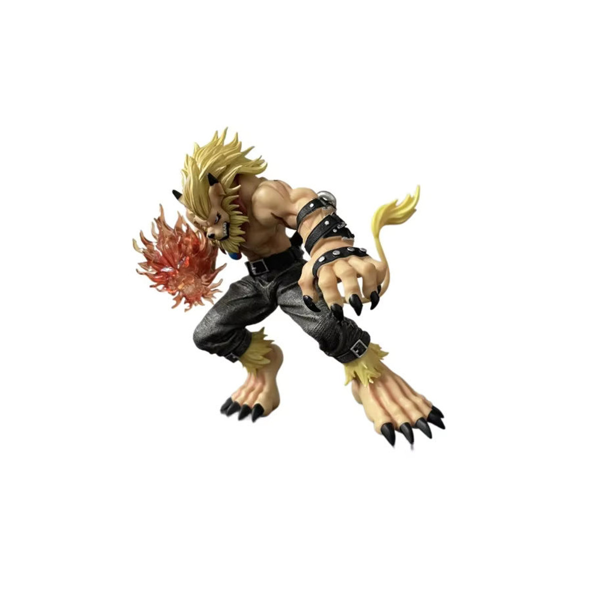 Bandai Digimon Leomon Beast King Faust Attack Pose Anime Figur aus PVC, mehrfarbig, Höhe: 21 cm - Bild 7