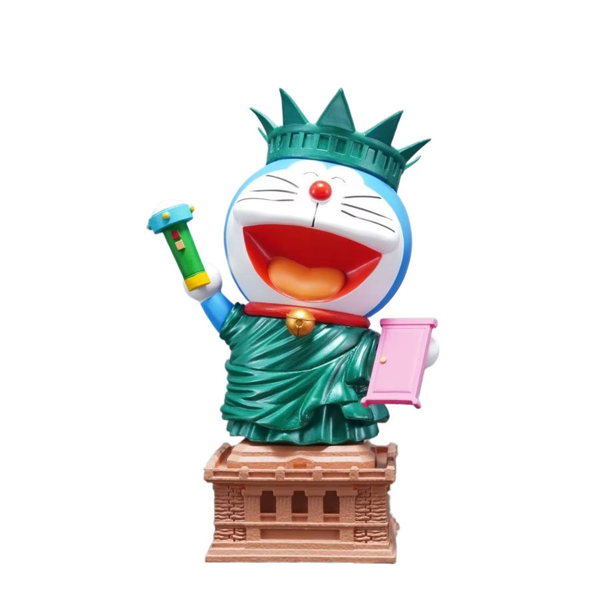 Bandai Doraemon Anime Figur in Blau, PVC Sammelmodell als Dekoration, Höhe: 20 cm - Bild 3