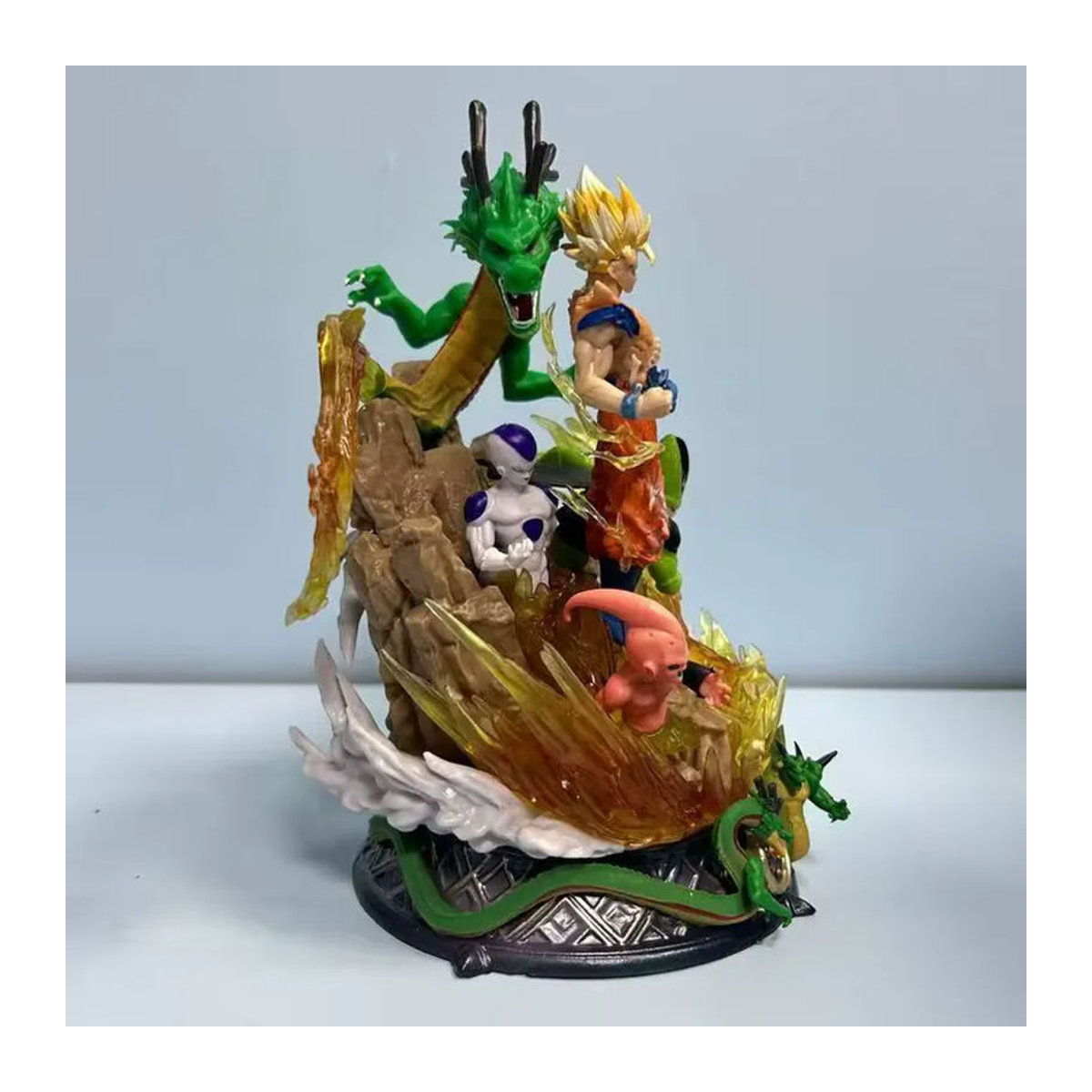 Bandai Dragon Ball 6. Jubiläum Goku Hochwertige Edition GK Muskel-Tanz-Wolken Anime Modell-Statue aus Kunstharz, mehrfarbig - Bild 3