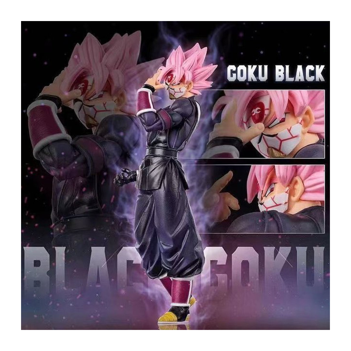 Bandai Dragon Ball Actionfigur Zamasu Black Goku aus Kunststoff, mehrfarbig - Bild 1