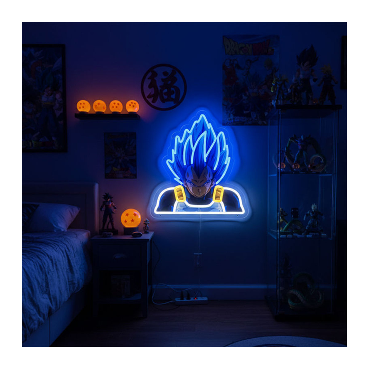 Bandai Dragon Ball Anime Acryl Neon LED Lampe in Blau - Bild 1