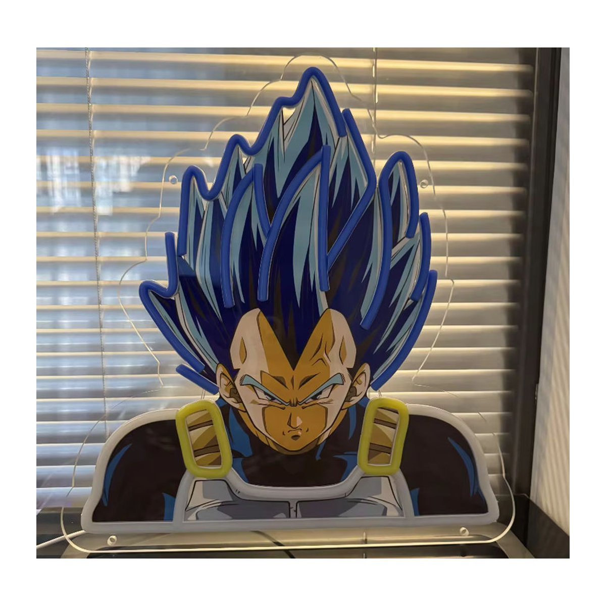 Bandai Dragon Ball Anime Acryl Neon LED Lampe in Blau - Bild 3
