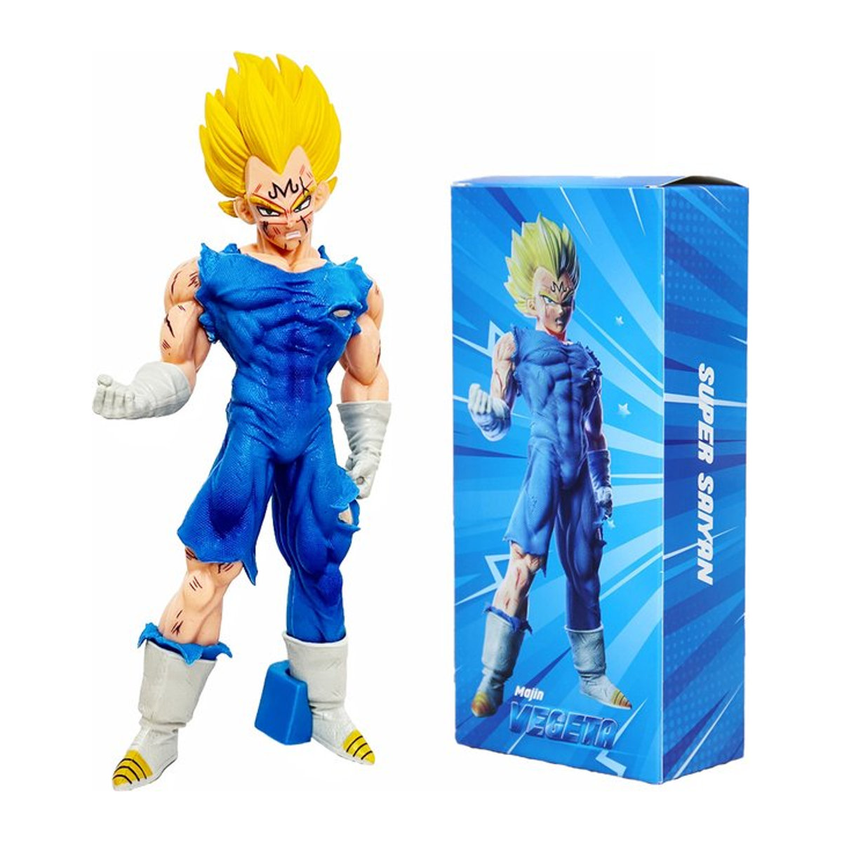 Bandai Dragon Ball Anime Figur Bejita Saiyajin PVC-Modell mehrfarbig - Bild 1