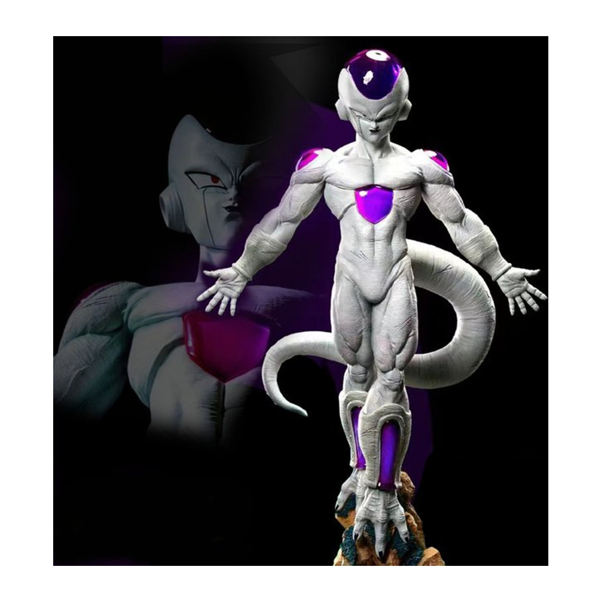 Bandai Dragon Ball Anime Figur Frieza Endgültige Form in Weiß, Höhe: 26 cm - Bild 1