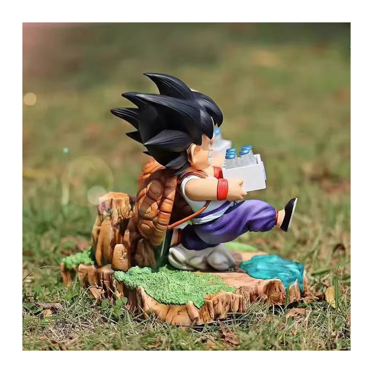 Bandai Dragon Ball Anime Figur Goku Statue, mehrfarbig, Höhe: 15 cm - Bild 5